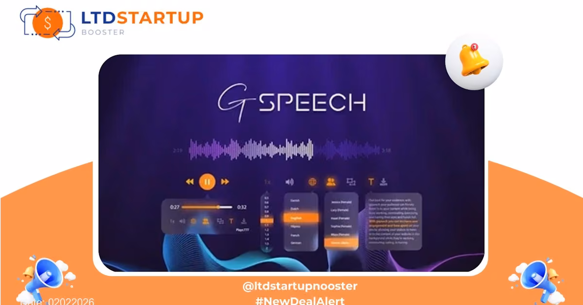 Piattaforma di discorso AI GSpeech