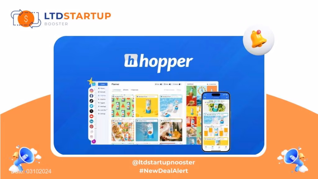 [New LTD] Hopper HQ - Social media content powered by AI cover