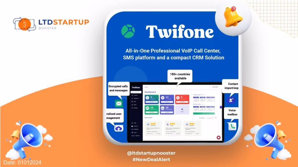 Nuova Alert LTD - Twifone: VoIP-Powered All-in-One Comunicazione e CRM Soluzione copertura