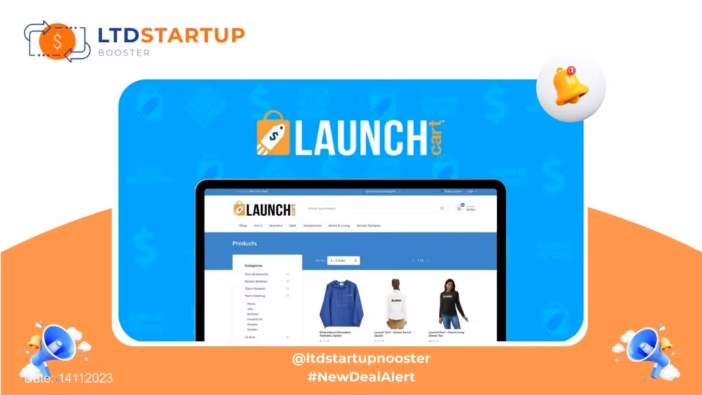 [New LTD] Launch Cart - Easily launch an ecommerce store cover