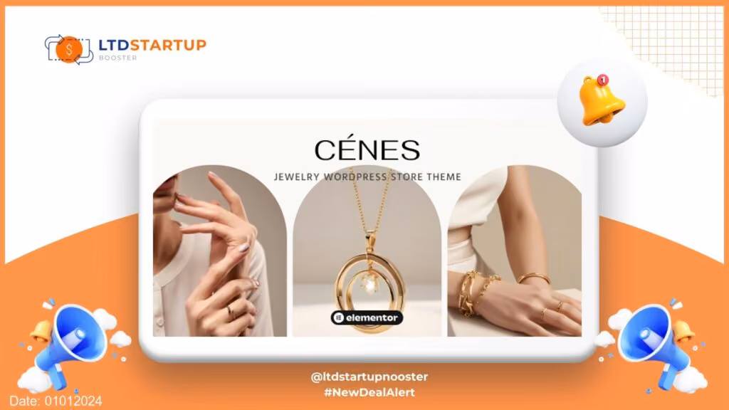 Cenes - Gioielli WordPress Store tema copertina