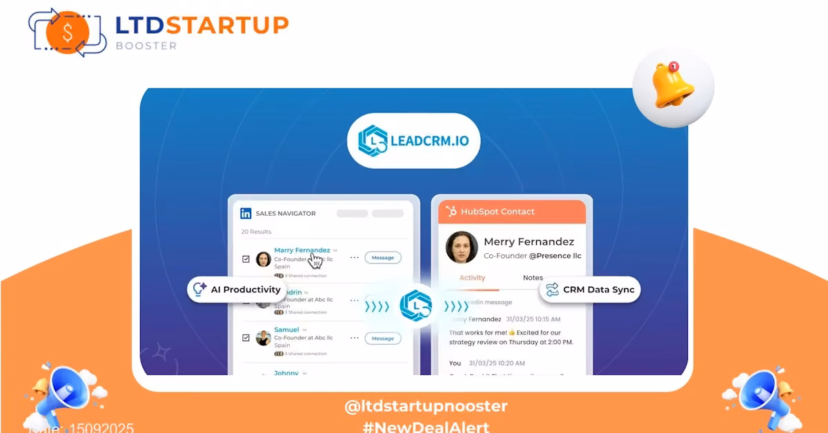 LeadCRM 終身優惠封面