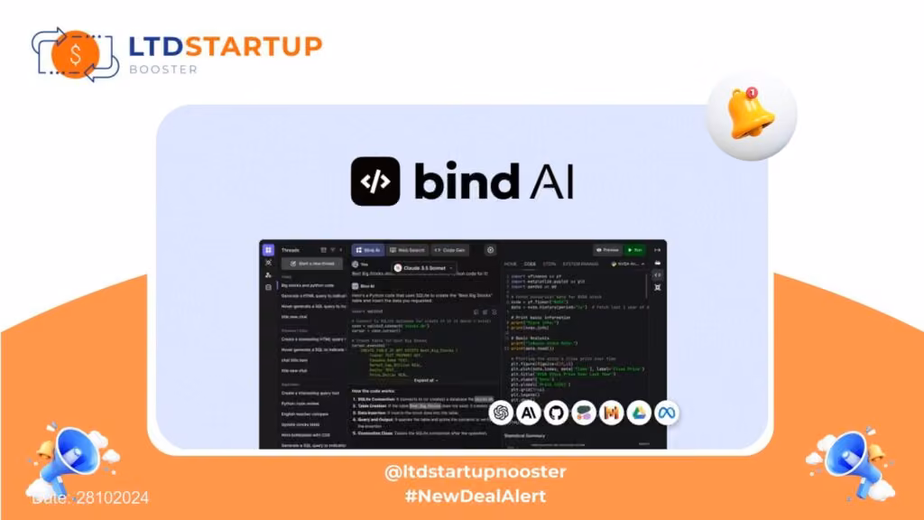 [New LTD] Bind AI - Codice complesso scritto da top AI modelli di copertura