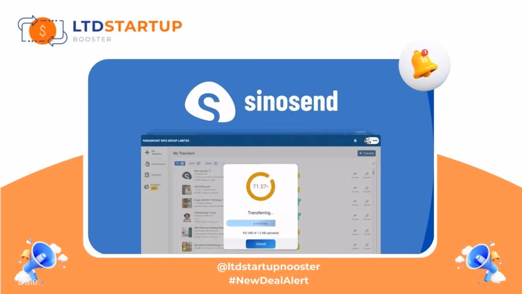 Nuova copertura LTD Sinosend