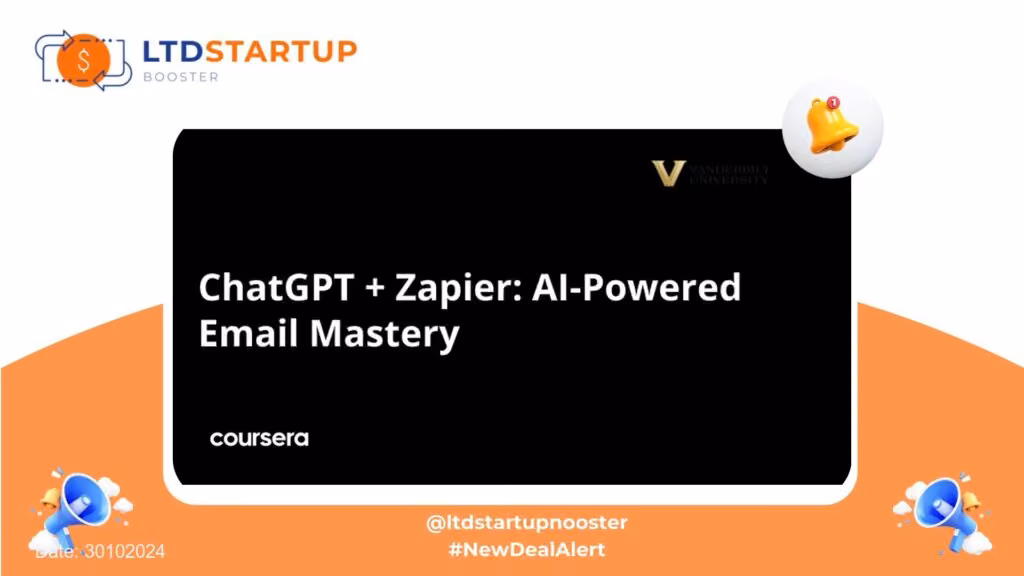 [Iniziare a imparare nuova abilità] ChatGPT + Zapier: AI-Powered Email Mastery cover