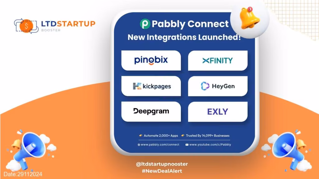 New integrations now available for Pabbly Connect cover
