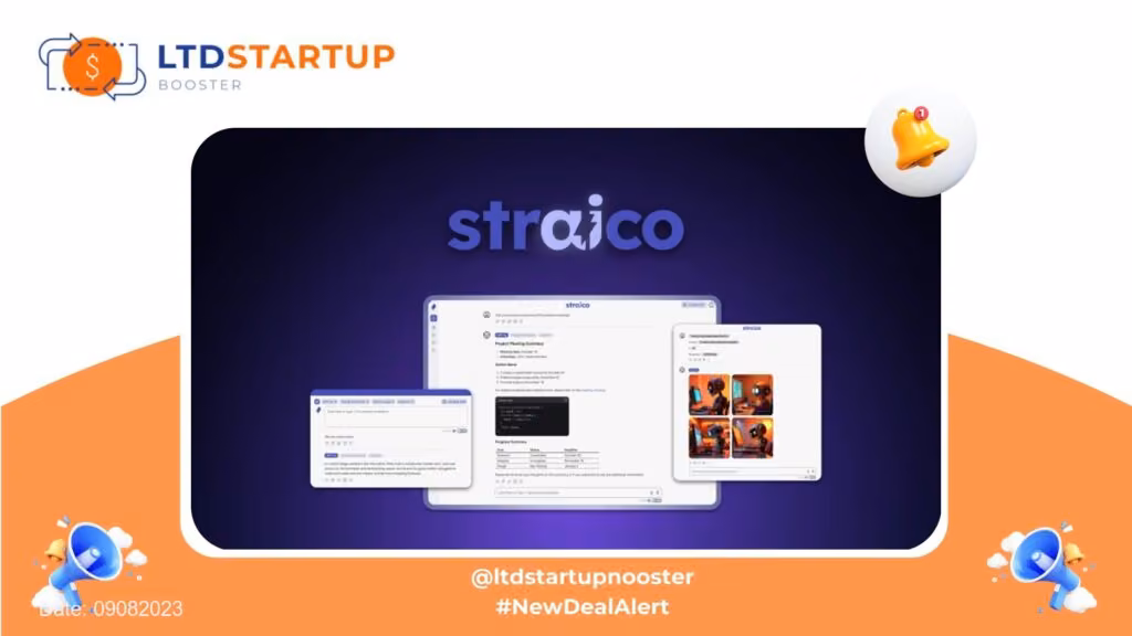 [New LTD] Straico - Use top AI models without monthly fees cover
