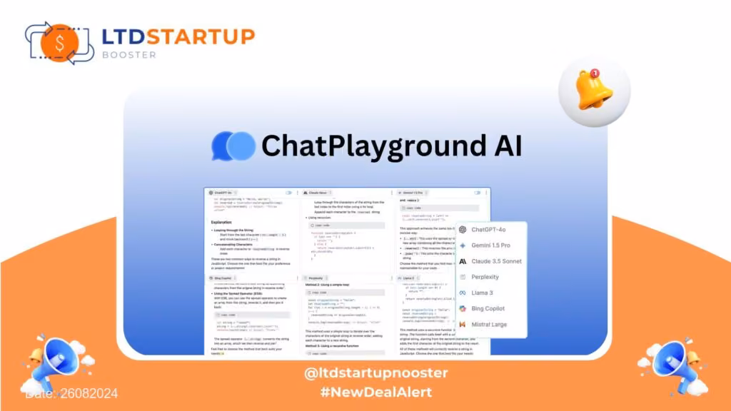 Nuova Alert LTD - ChatPlayground AI - Ottieni più prospettive AI