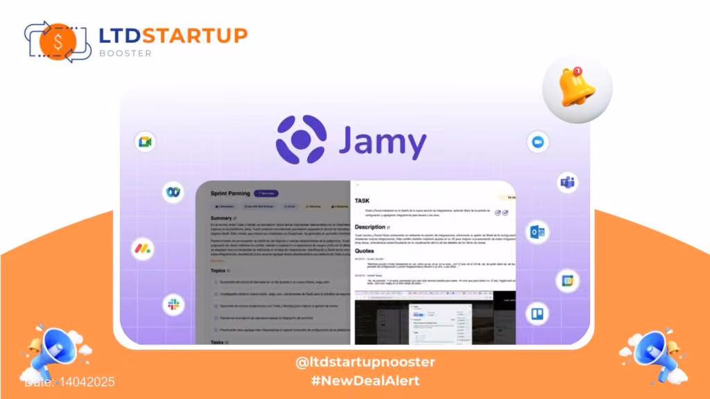 [New LTD] Jamy - Generate meeting reports with AI cover