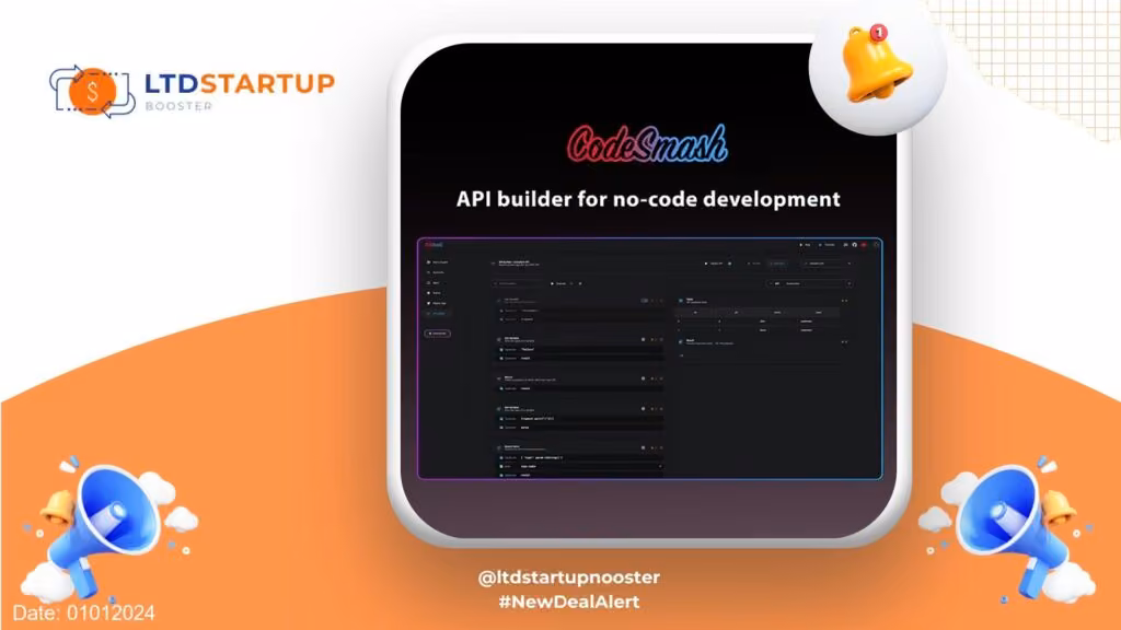 न्यू लिबर्टी - CodeSmash: स्टार्टअप कवर के लिए सस्ती नो-कोड डेवलपमेंट टूल