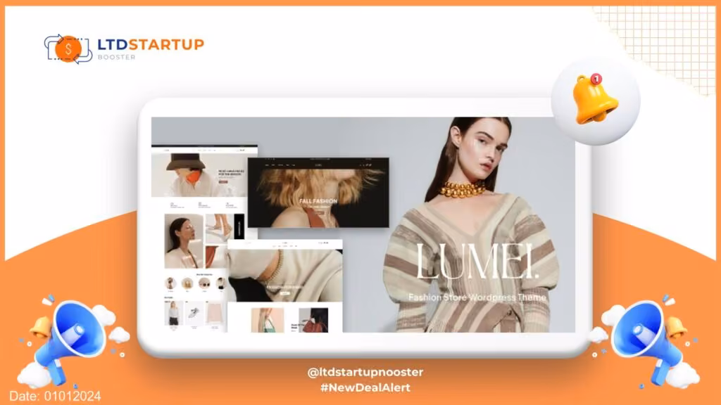 Lumei – Fashion Store WordPress copertina tema