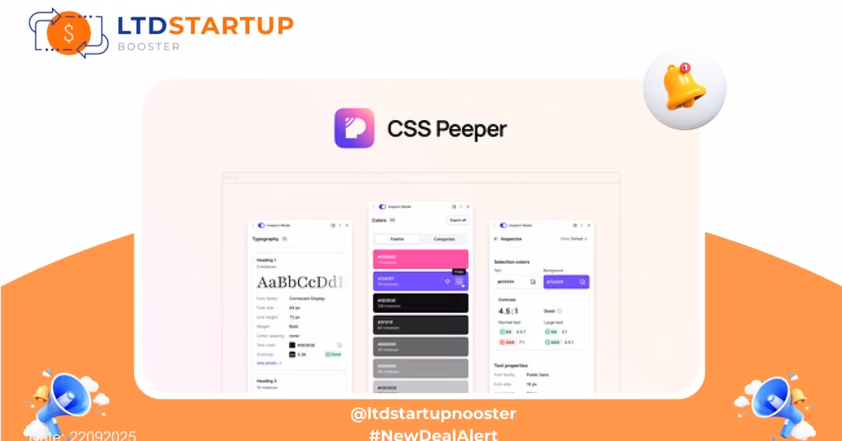 CSS Peeper Banner