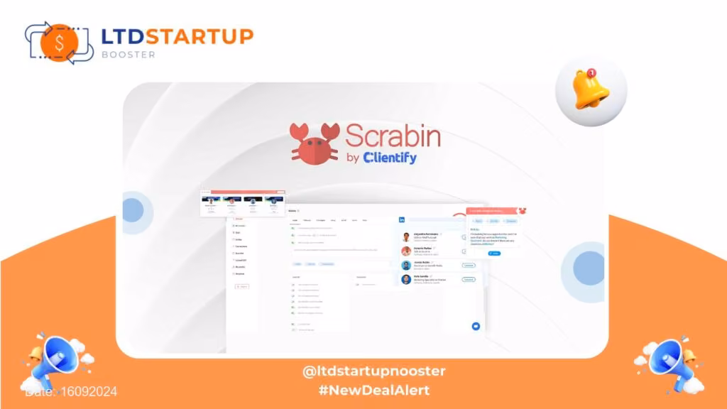 Nuova Alert LTD - Scrab.in - Automatizza la tua copertura di accesso LinkedIn