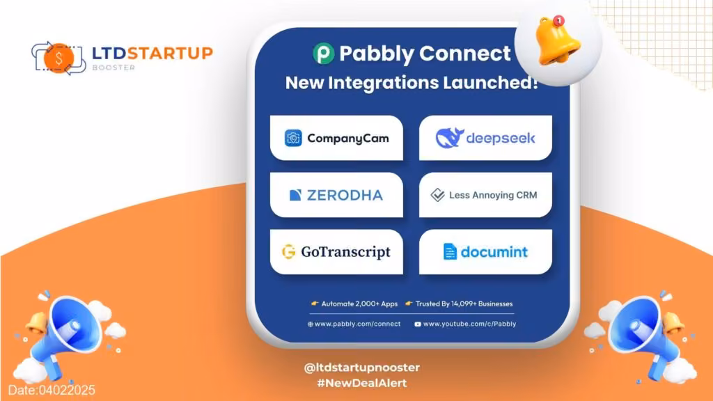 Pabbly Connect 업데이트 - DeepSeek는 이제 Pabbly 연결과 통합되었습니다! 커버