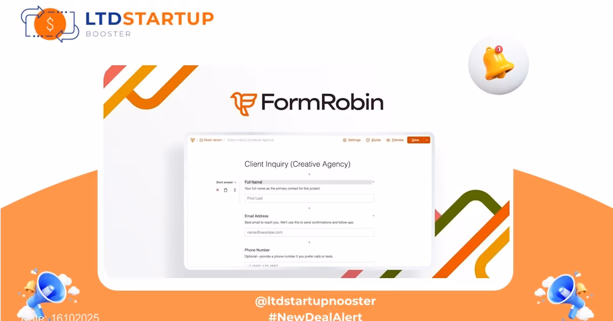 FormRobin Banner