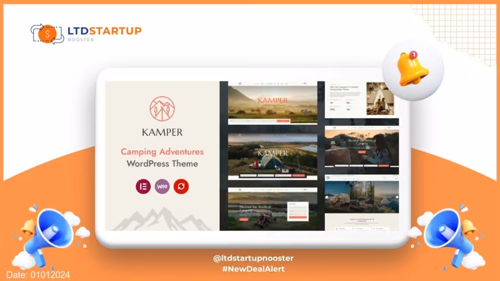 Kamper – kamp ve maceralar wordpress tema kapağı