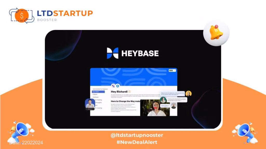 [नया लिमिटेड] Heybase - डिजिटल बिक्री कमरे कवर के साथ बंद सौदों