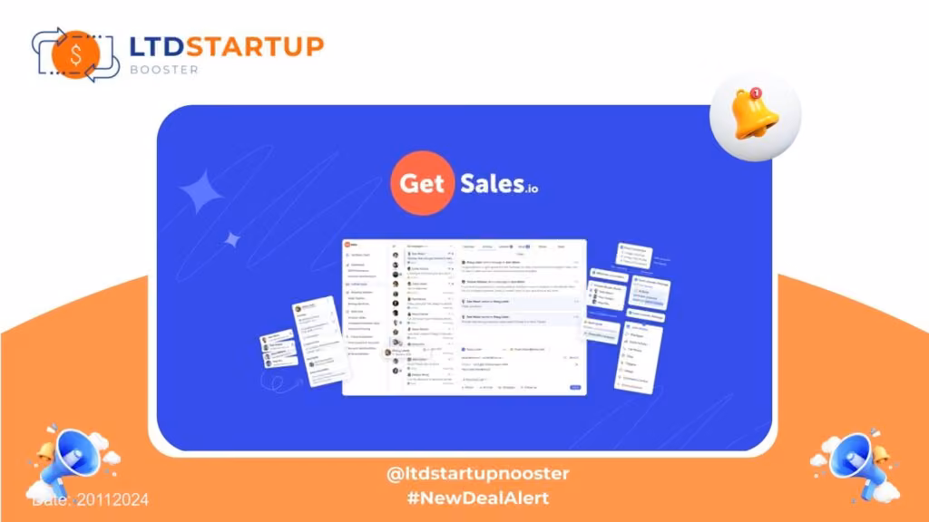 [New LTD] GetSales - Couverture d'automatisation LinkedIn & e-mail basée sur le cloud