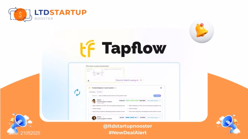 [New LTD] Tapflow - AI talent sourcing assistant cover