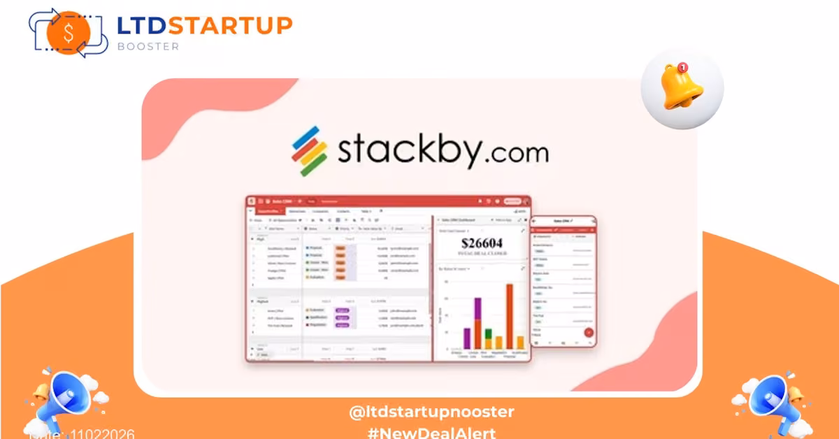 Banner per il tempo di vita di Stackby