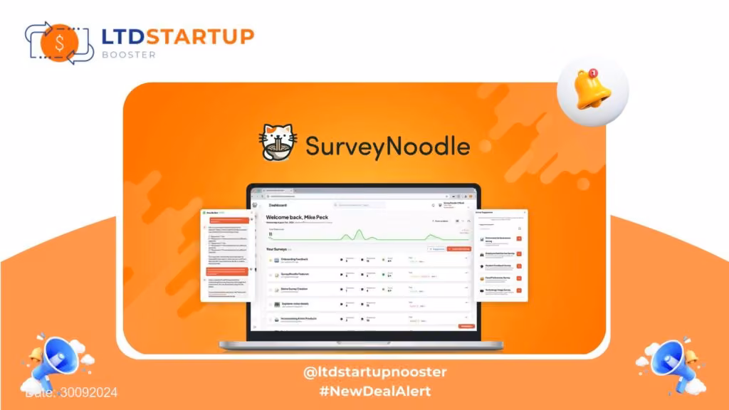 [New LTD] SurveyNoodle - Cattura il cliente e la copertura di feedback degli utenti