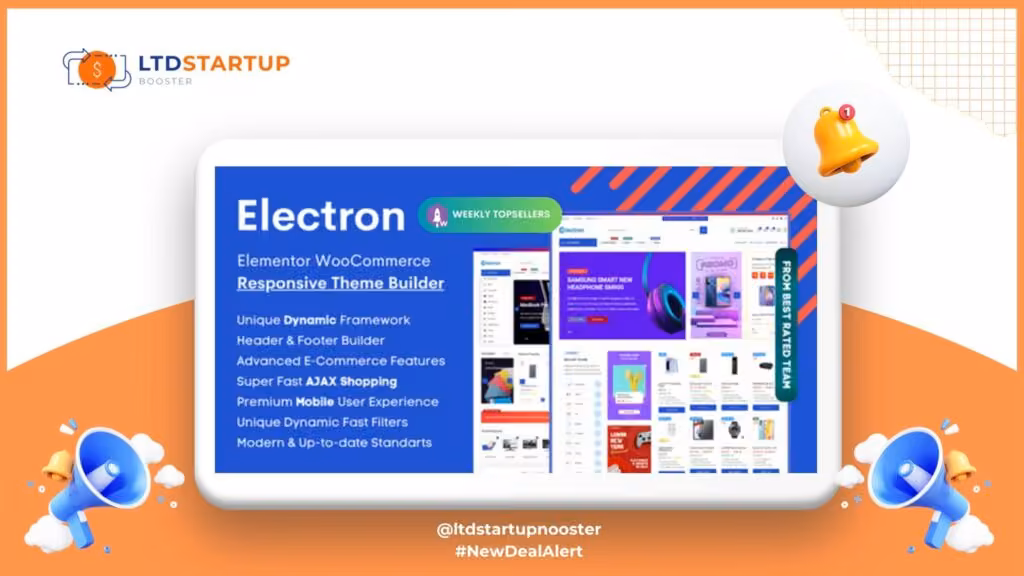 Electron - 元素电子存储 WooCommerce主题封面