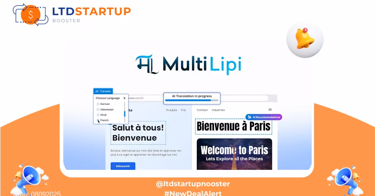 MultiLipi AI Content Generator