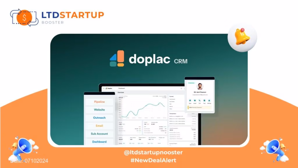 [New LTD] Doplac - CRM per le agenzie digitali copertura